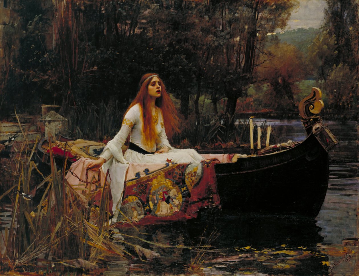 Shalott asszonya alkotó: John William Waterhouse