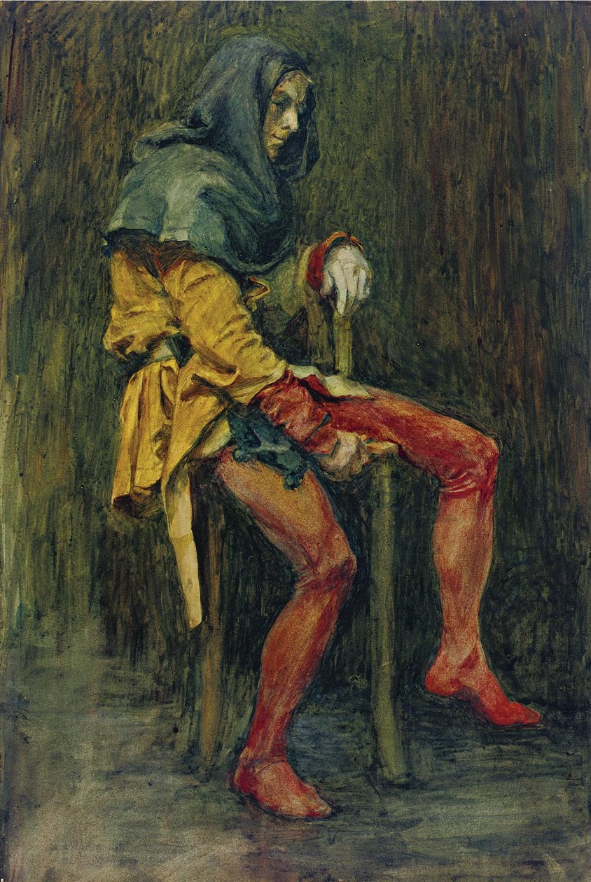 Érintetkő, A Jester alkotó: John William Waterhouse