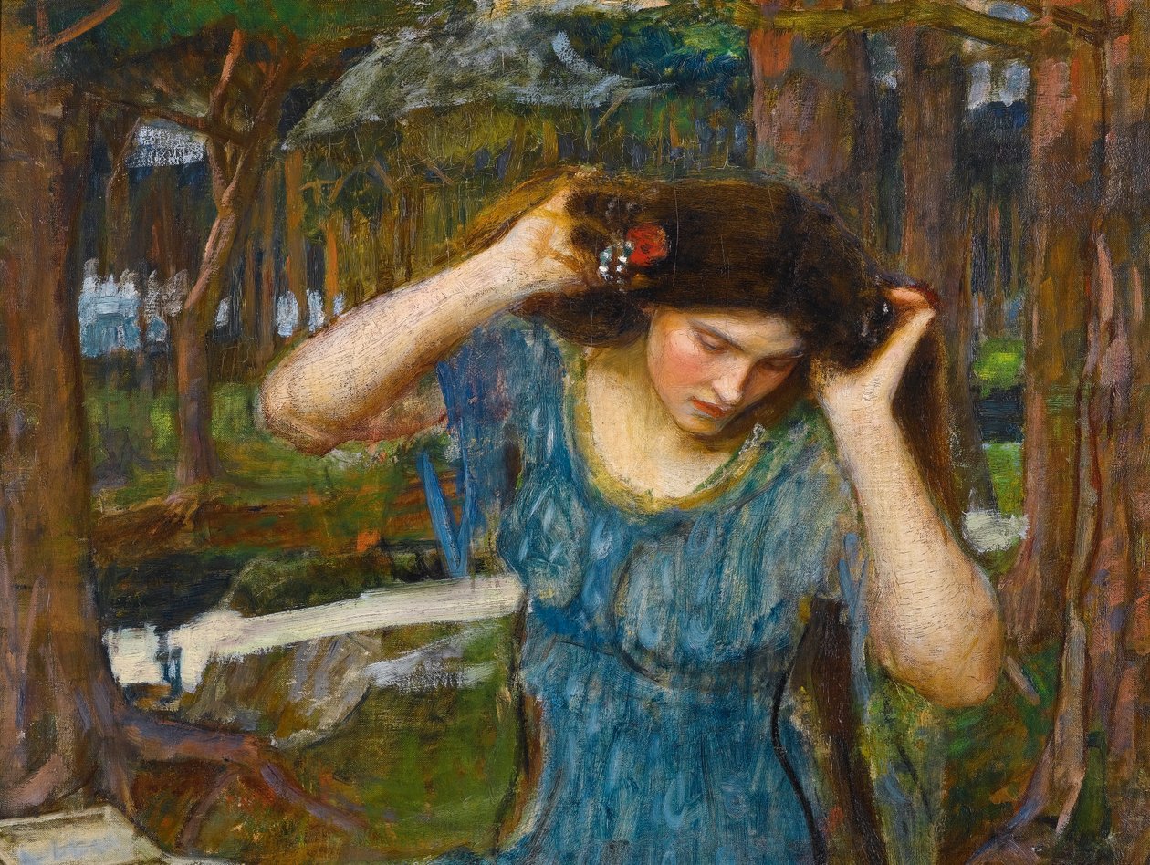 Vain Lamorna, Tanulmány Lamia számára alkotó: John William Waterhouse