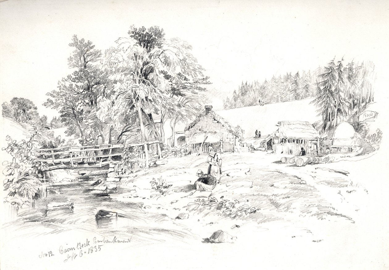 Cairn Beck Embankment, 1835 alkotó: John Wilson Carmichael