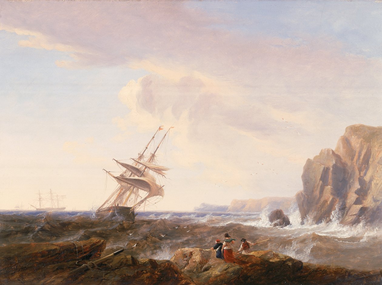 Vihar utáni reggel, 1844 (tábla) alkotó: John Wilson Carmichael
