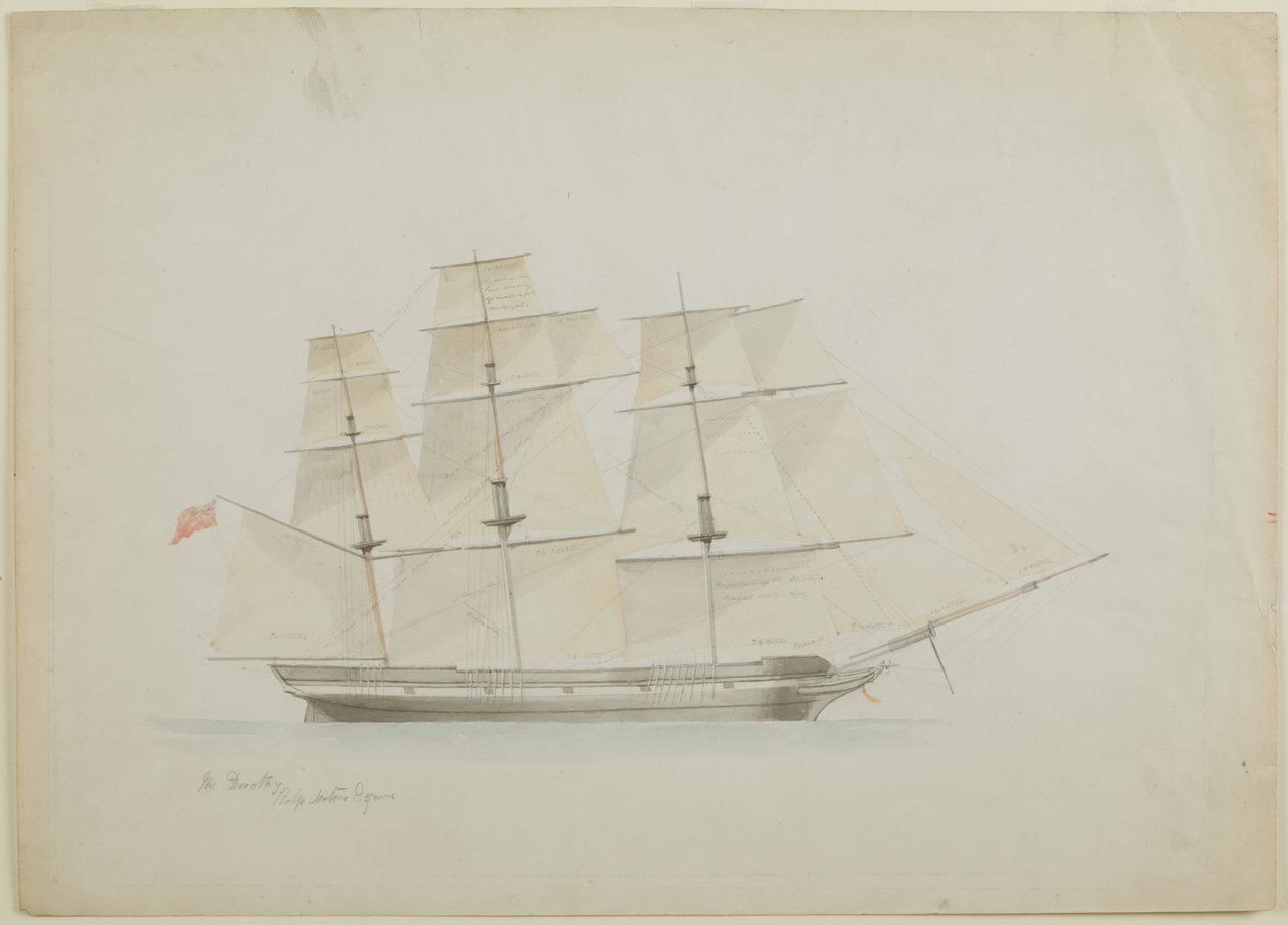 Dorothy (ceruza és akvarell papíron) alkotó: John Wilson Carmichael