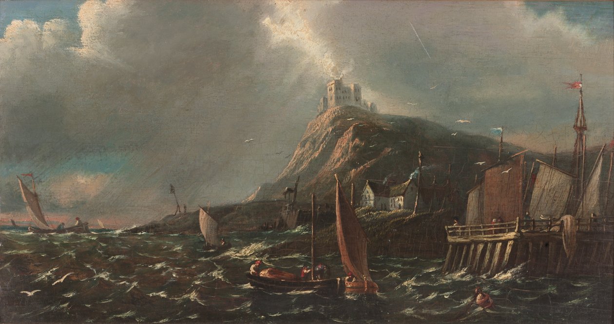 Tantallon kastély, Kelet-Lothian alkotó: John Wilson Ewbank