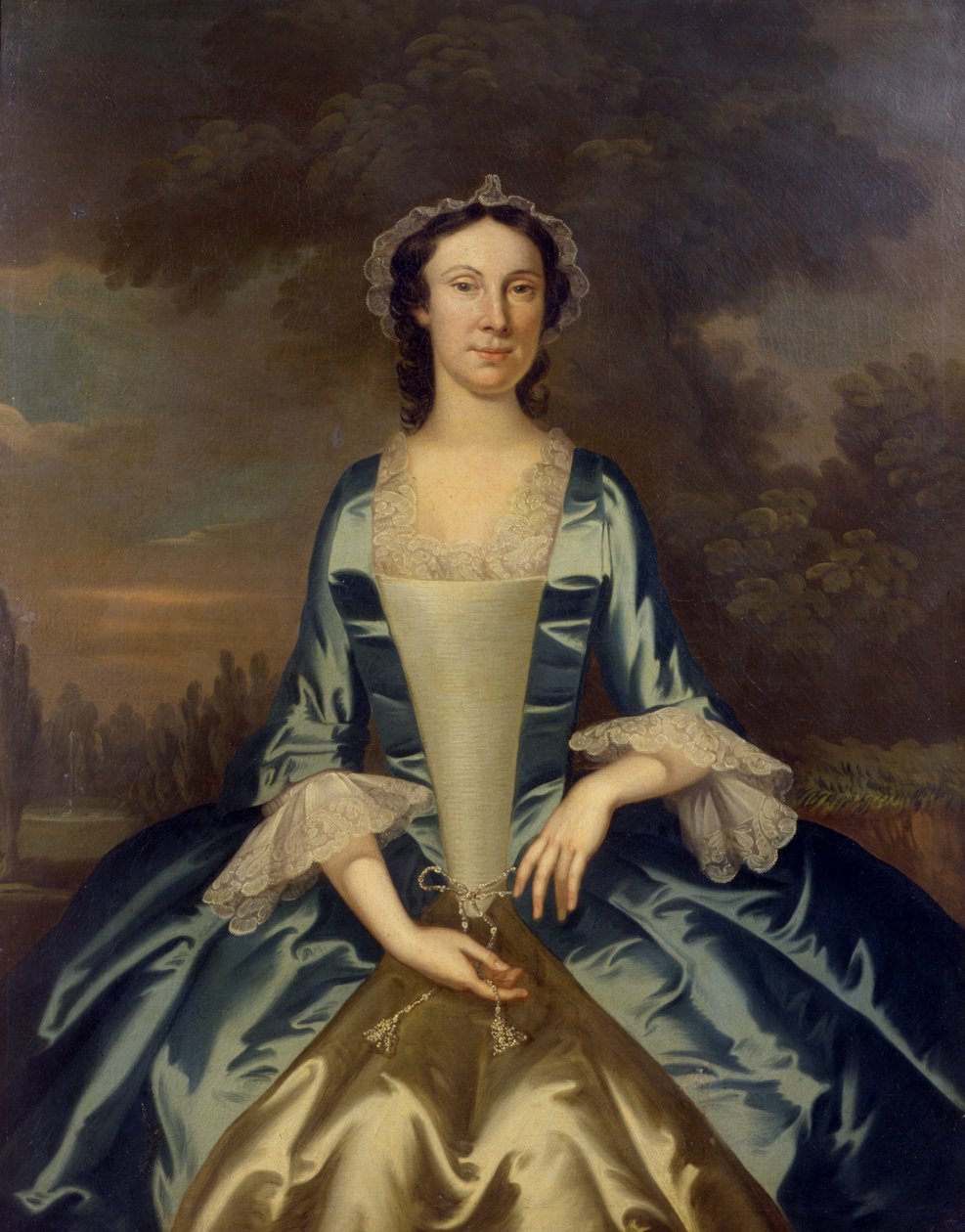 Mrs. William Walton (1708-86), 1750 körül (a párért lásd: 154206) alkotó: John Wollaston