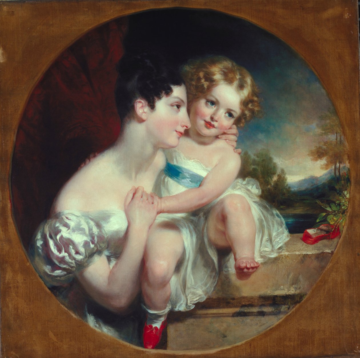 Anya és gyermeke, 1840-45 körül alkotó: John Wood