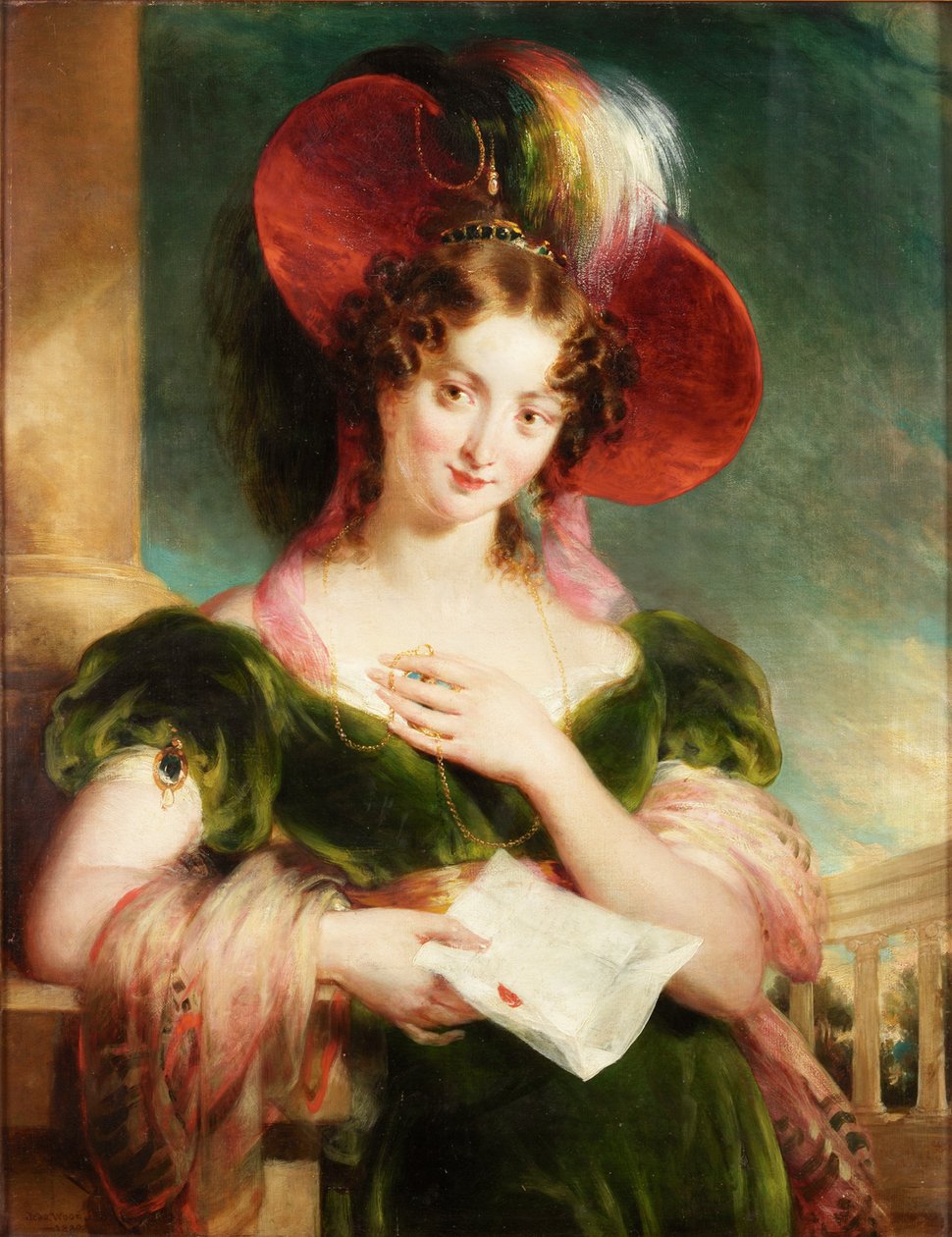 A szerelmes levél, 1830 alkotó: John Wood