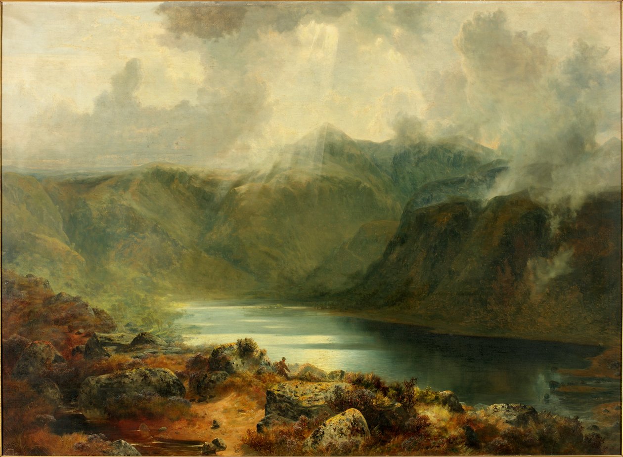 Loch Muick, Aberdeenshire, 1867 alkotó: John Wright Oakes