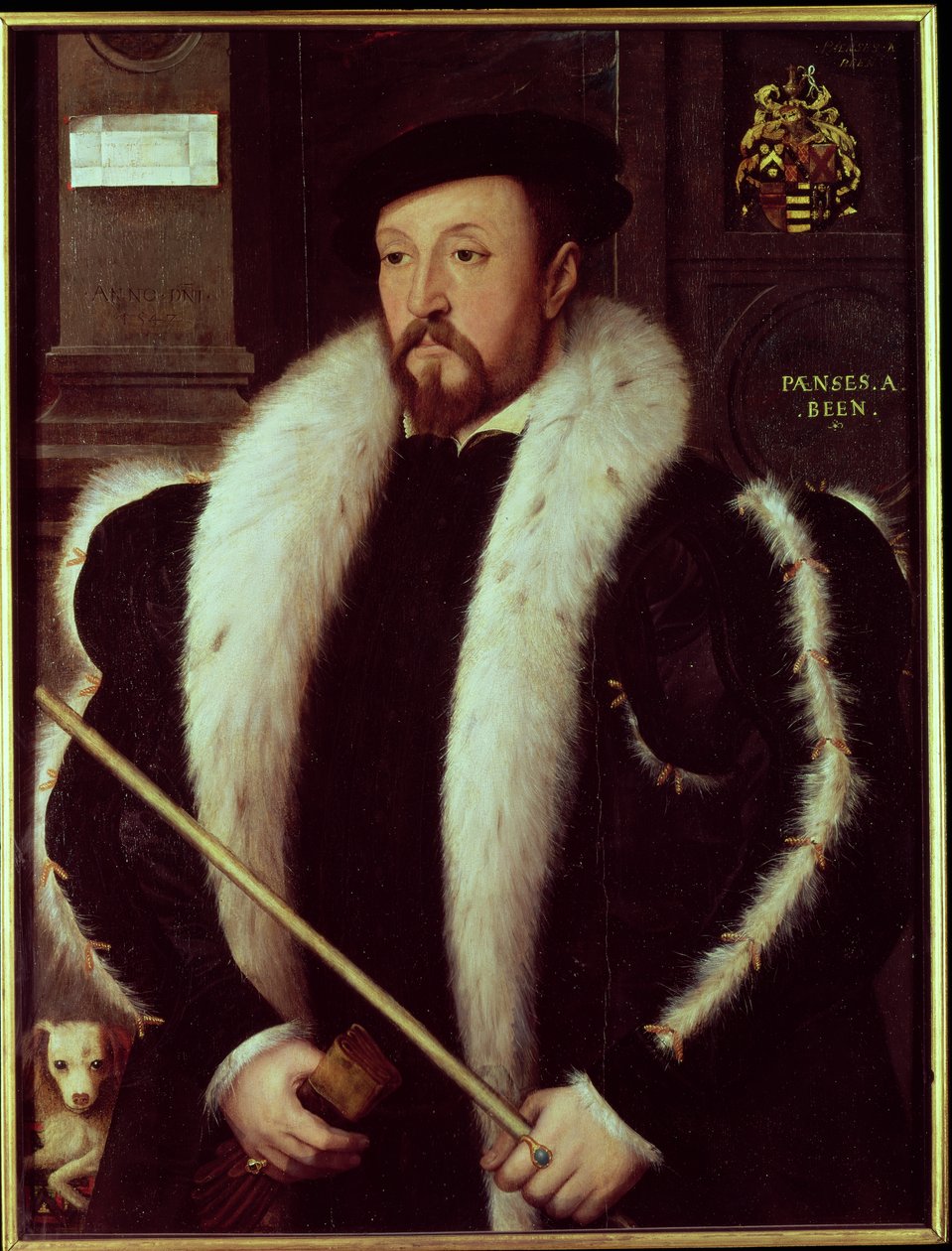 Thomas Wentworth, Nettlestead 1. bárója, Wentworth, 1549 (panel) alkotó: John Bettes the Younger