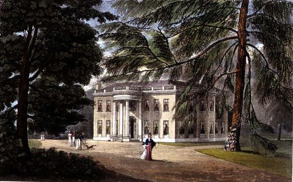 Delaford Park, Ackermann „Művészetek tárházából” alkotó: John (after) Gendall