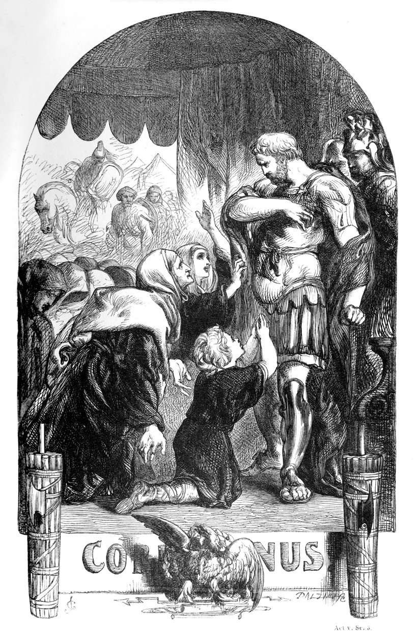 Coriolanus alkotó: John (after) Gilbert