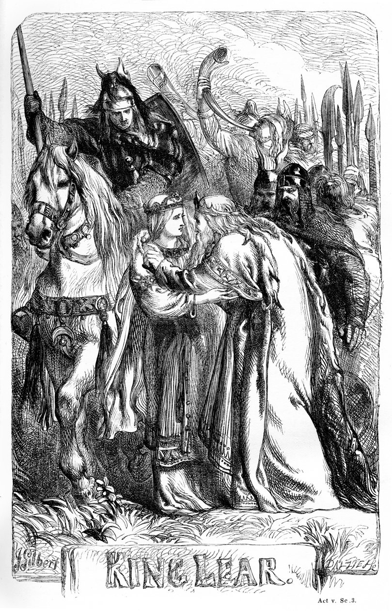 Lear király alkotó: John (after) Gilbert