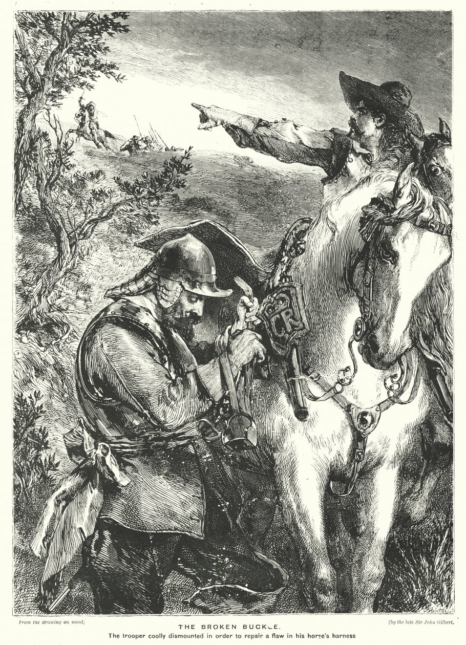 A törött csat (metszet) alkotó: John (after) Gilbert