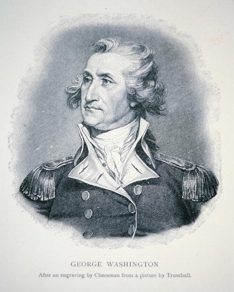 George Washington, Thomas Cheesman (1760-1835) metszet (litho) alkotó: John (after) Trumbull