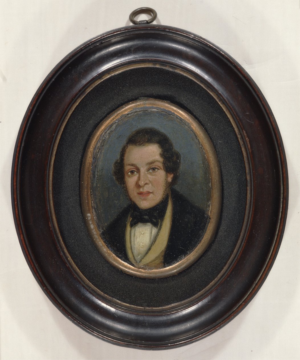 Miniatűr: Abram Constable (1783-1862), a művész testvérének portréja (olaj, fedélzeten) alkotó: John (attr. to) Constable
