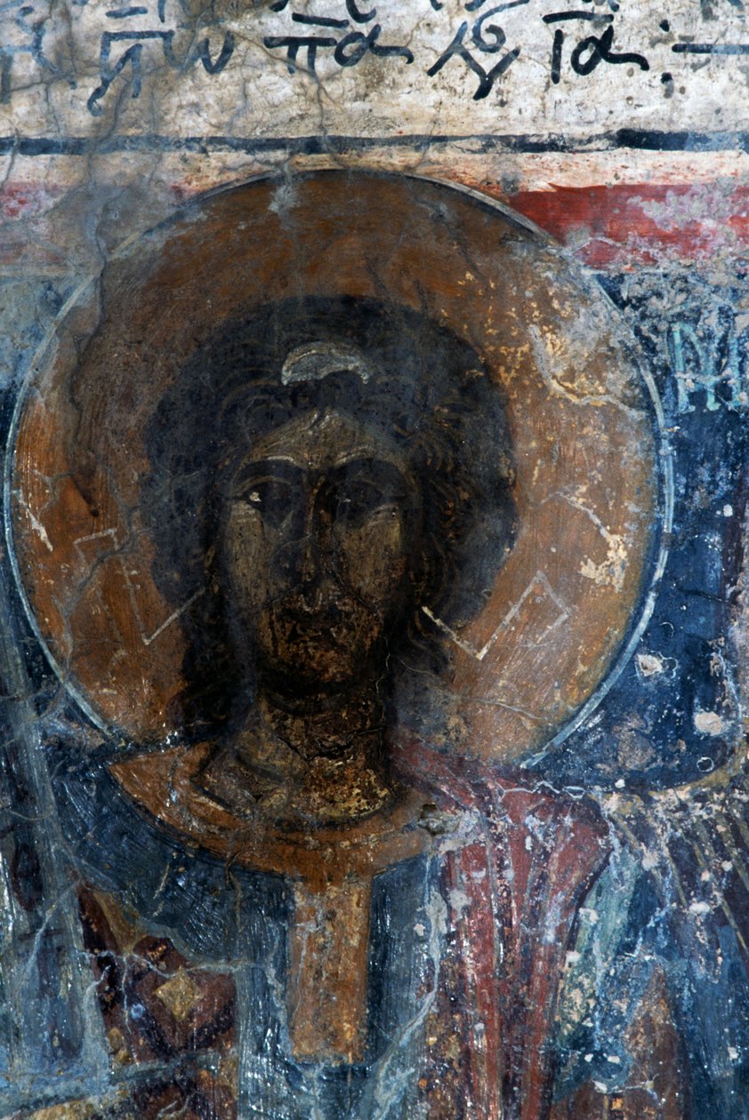 Krisztus, Agia Paraskevi friss kórusa, Voutas, Kréta, Görög (fotó) alkotó: Walter Charles Mills