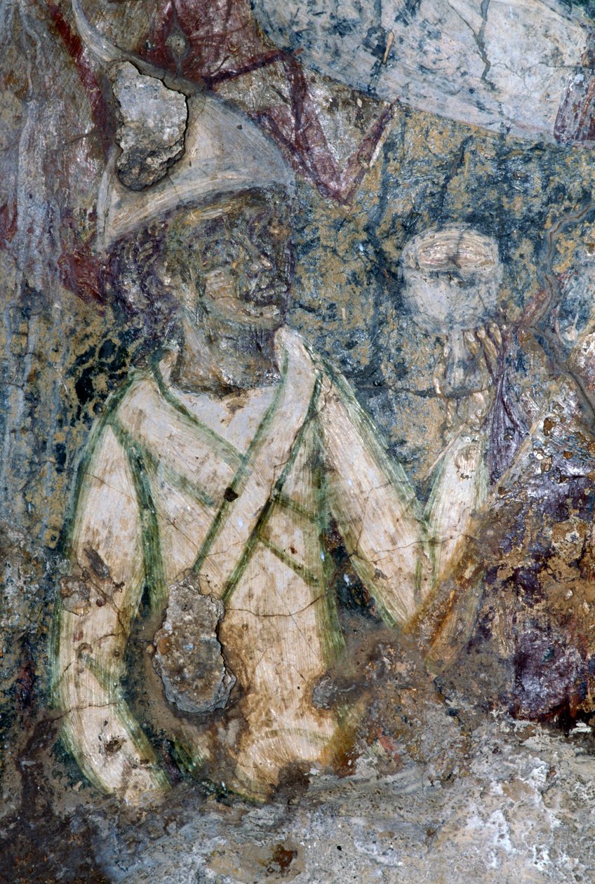 Freskó az Agia Anna templomban alkotó: Walter Charles Mills