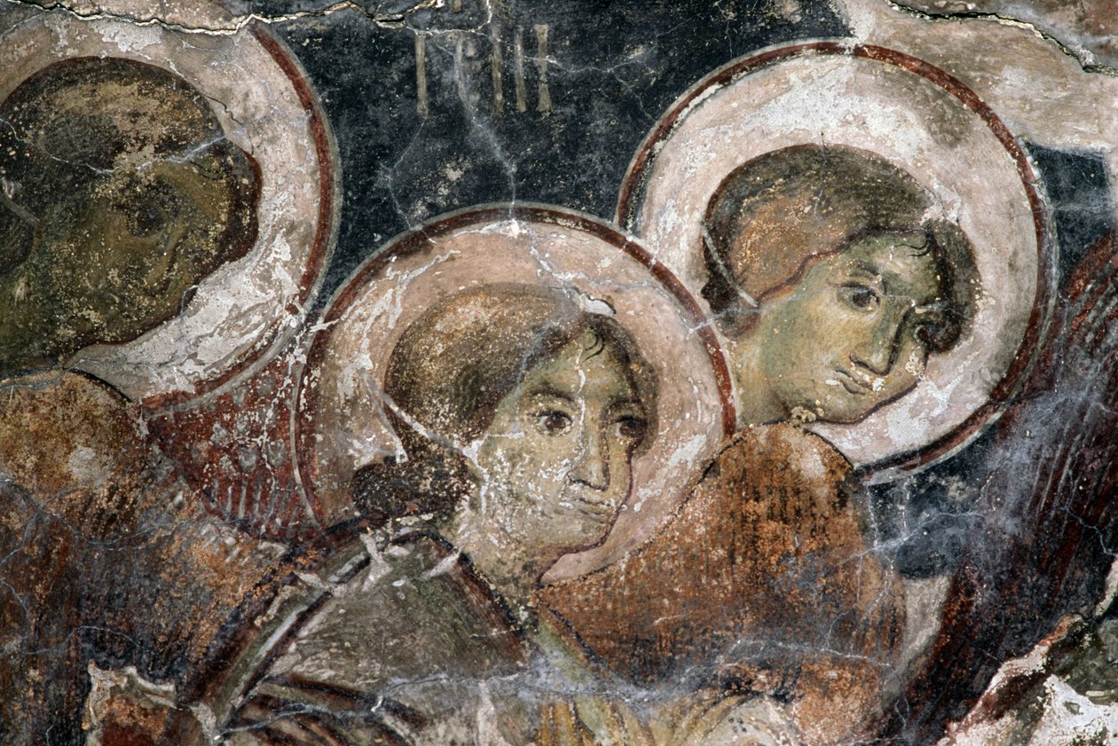 Freskók a Metamorphosis tou Sotiros templomban, Kefali, Kréta, Görögország (fotó) alkotó: Walter Charles Mills