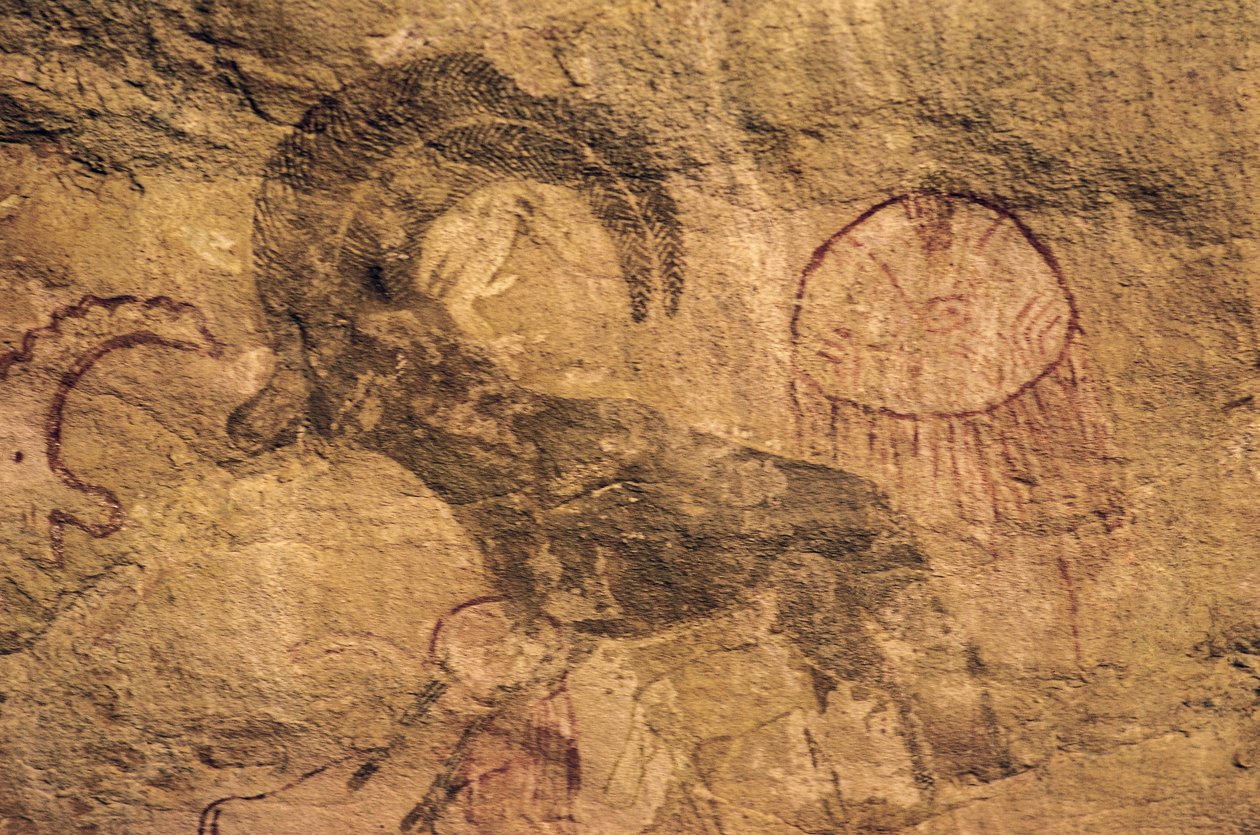 Muflon, barlangfestés, Tassili n