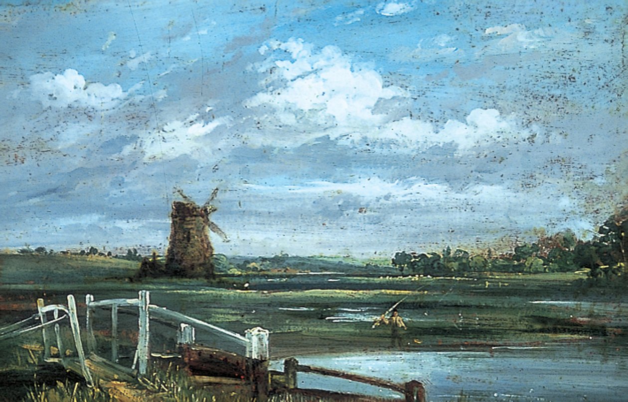 Haddon közelében, Derbyshire államban (olaj, vászon) alkotó: John (manner of) Constable