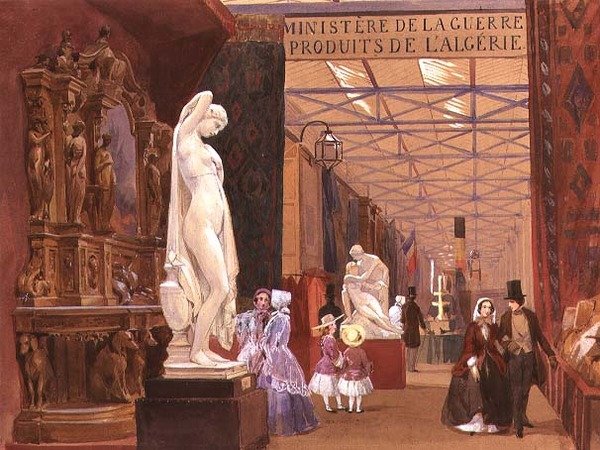 A francia udvar része, a Nagy Kiállítás alkotó: John Absolon
