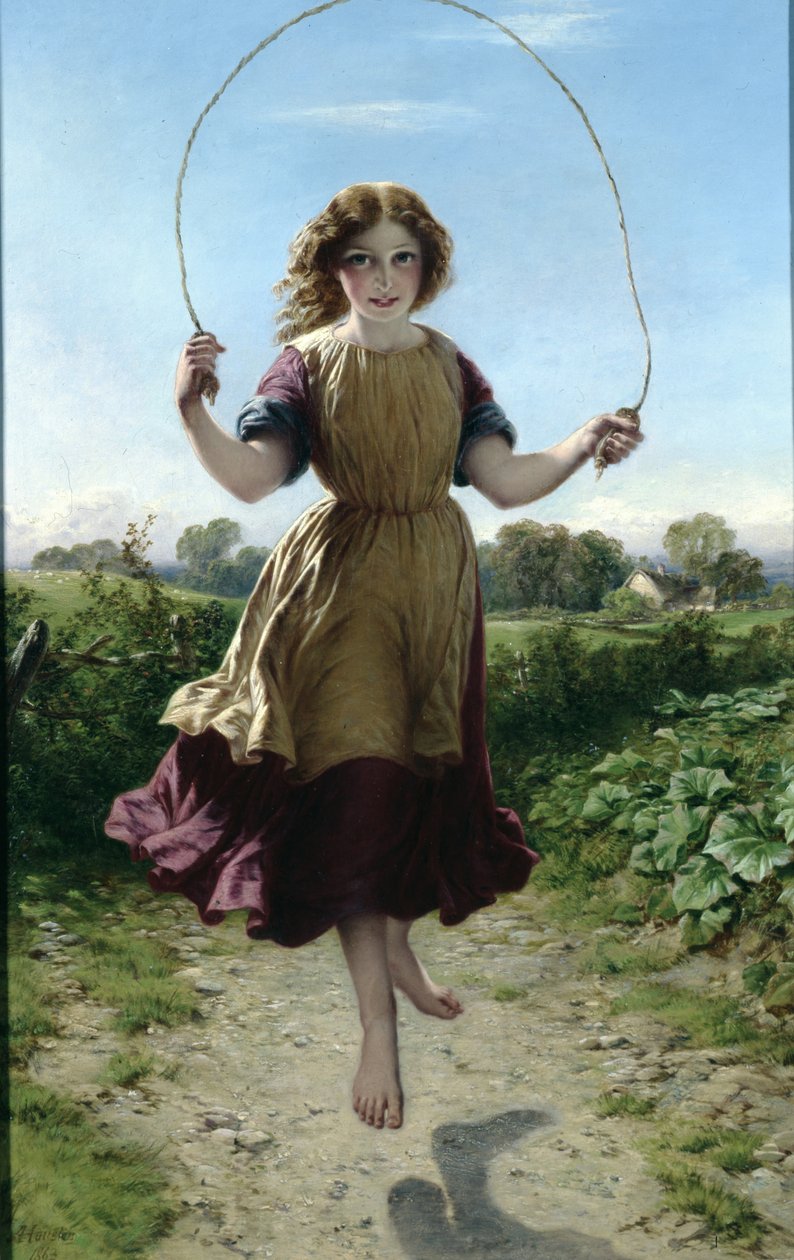 Átugráló lány, 1863 alkotó: John Adam P. Houston