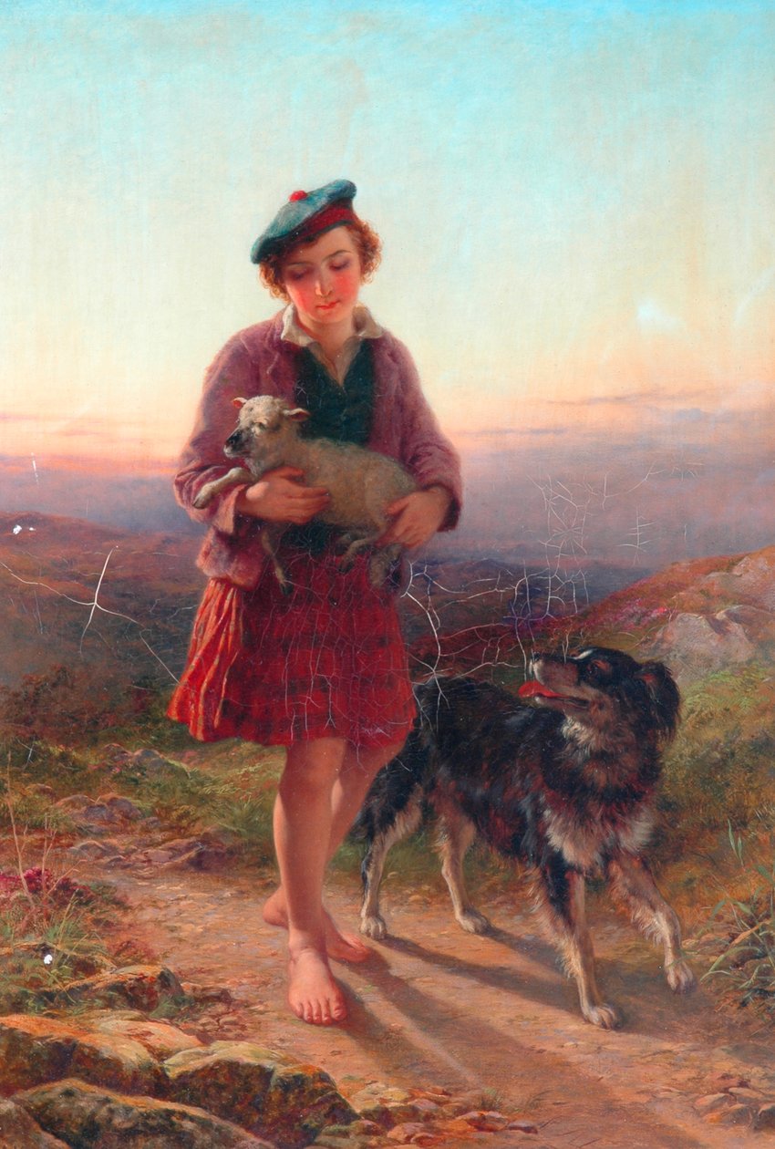 A kóbor bárány, 1863 alkotó: John Adam P. Houston