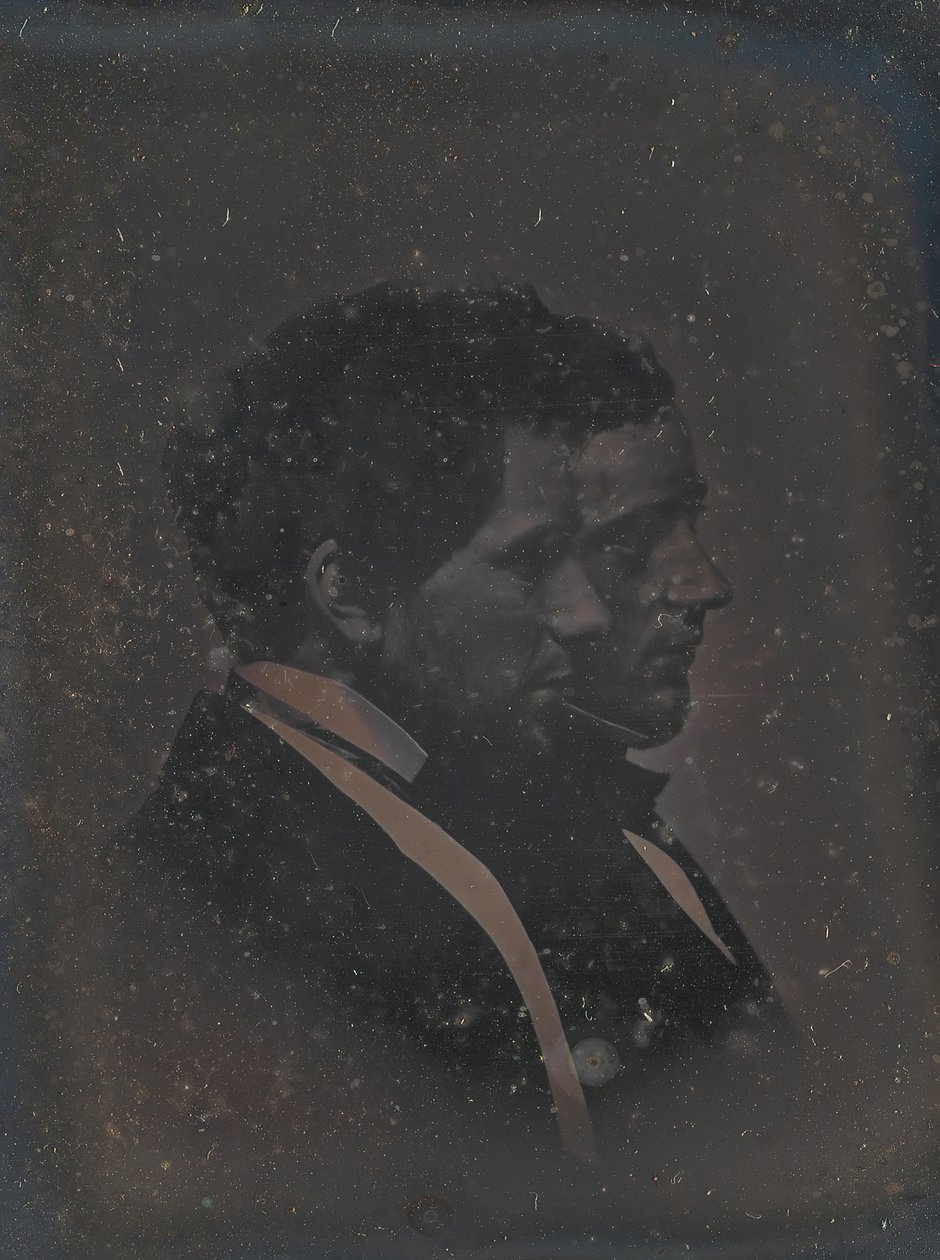 Önarckép a művész testvérével, 1840-es évek. alkotó: John Adams Whipple