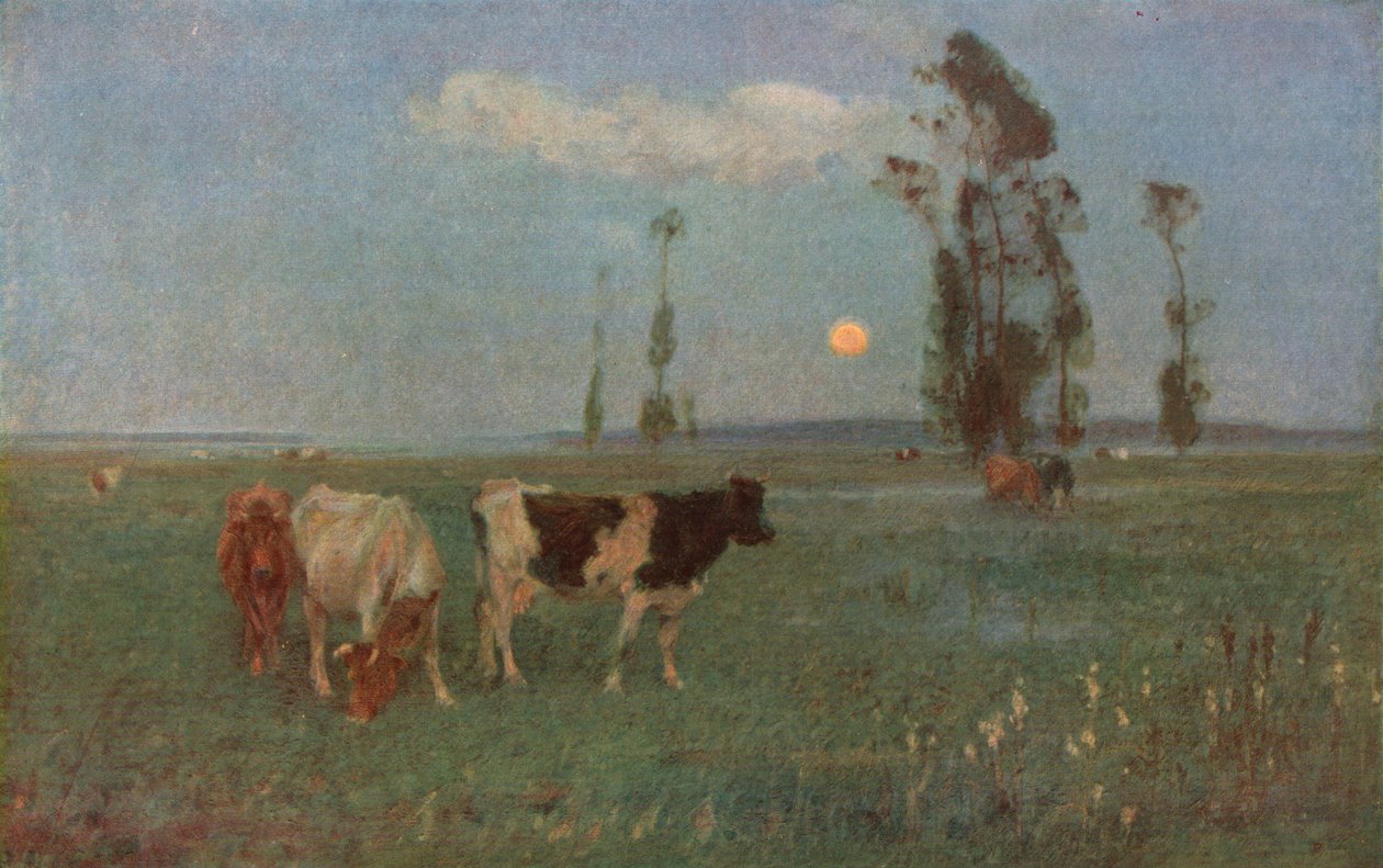 „Az éjszaka hírnöke”, c1896-1897, c1930. alkotó: John Alfred Arnesby Brown