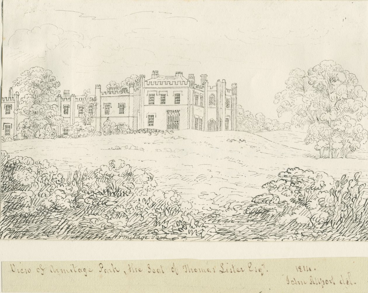 Armitage Park: tollrajz, 1814 alkotó: John Allport