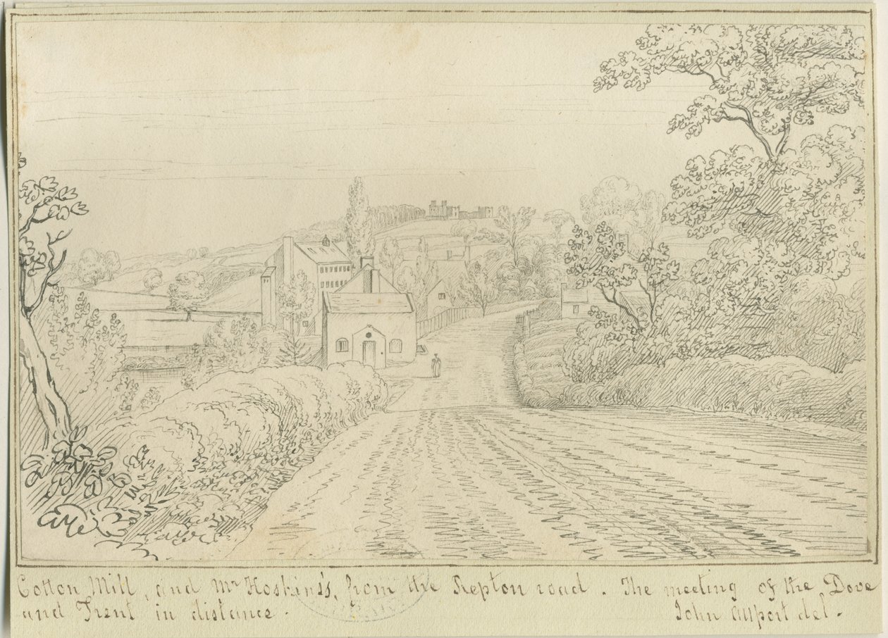 Burton-upon-Trent: toll- és tusrajz, nd [1799-1854] (rajz) alkotó: John Allport