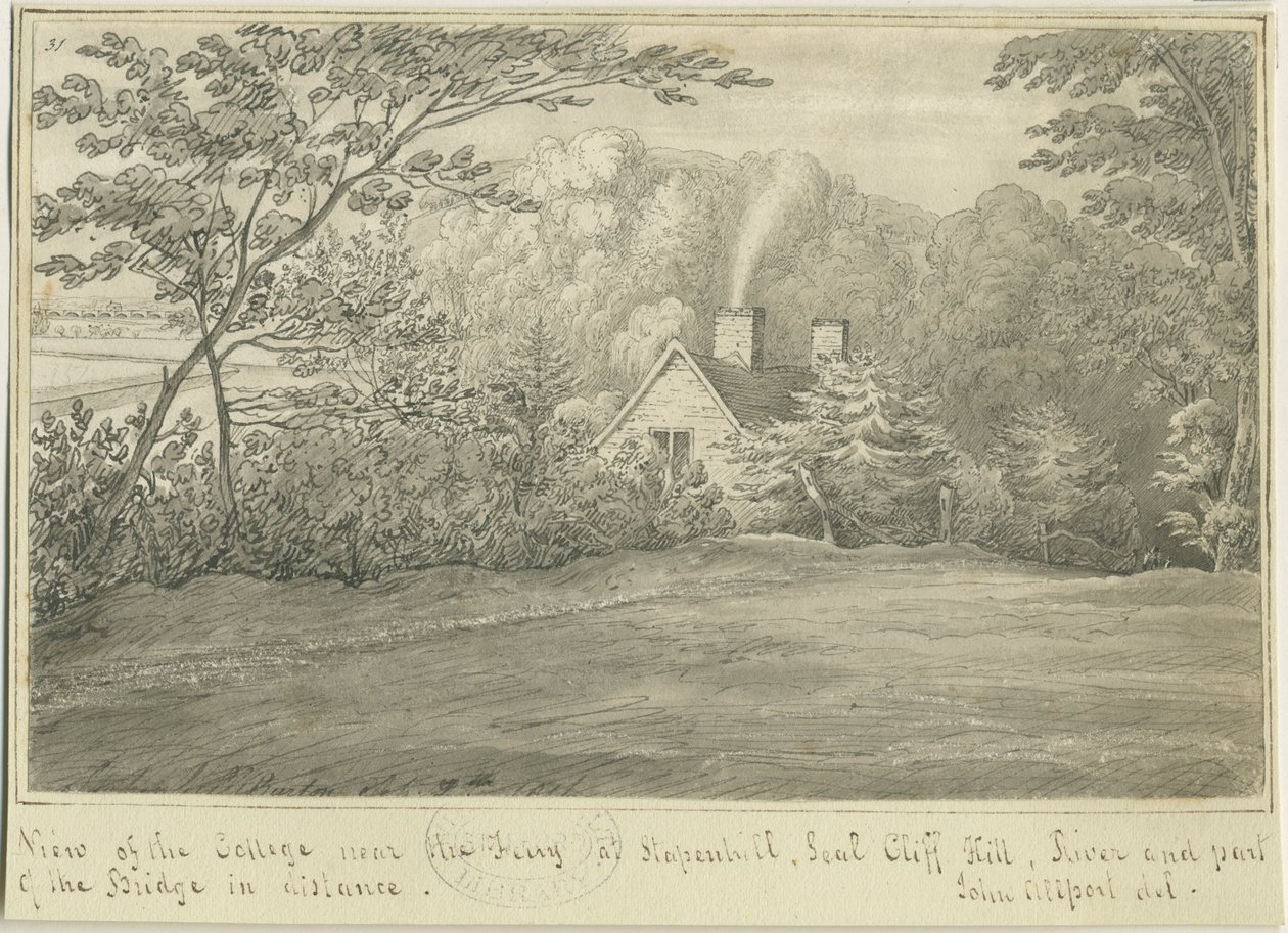Burton-upon-Trent: toll- és tusrajz, nd [1799-1854] alkotó: John Allport