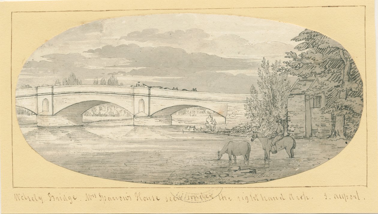 Wolseley-híd: toll- és mosórajz, nd [1799-1854] (rajz) alkotó: John Allport