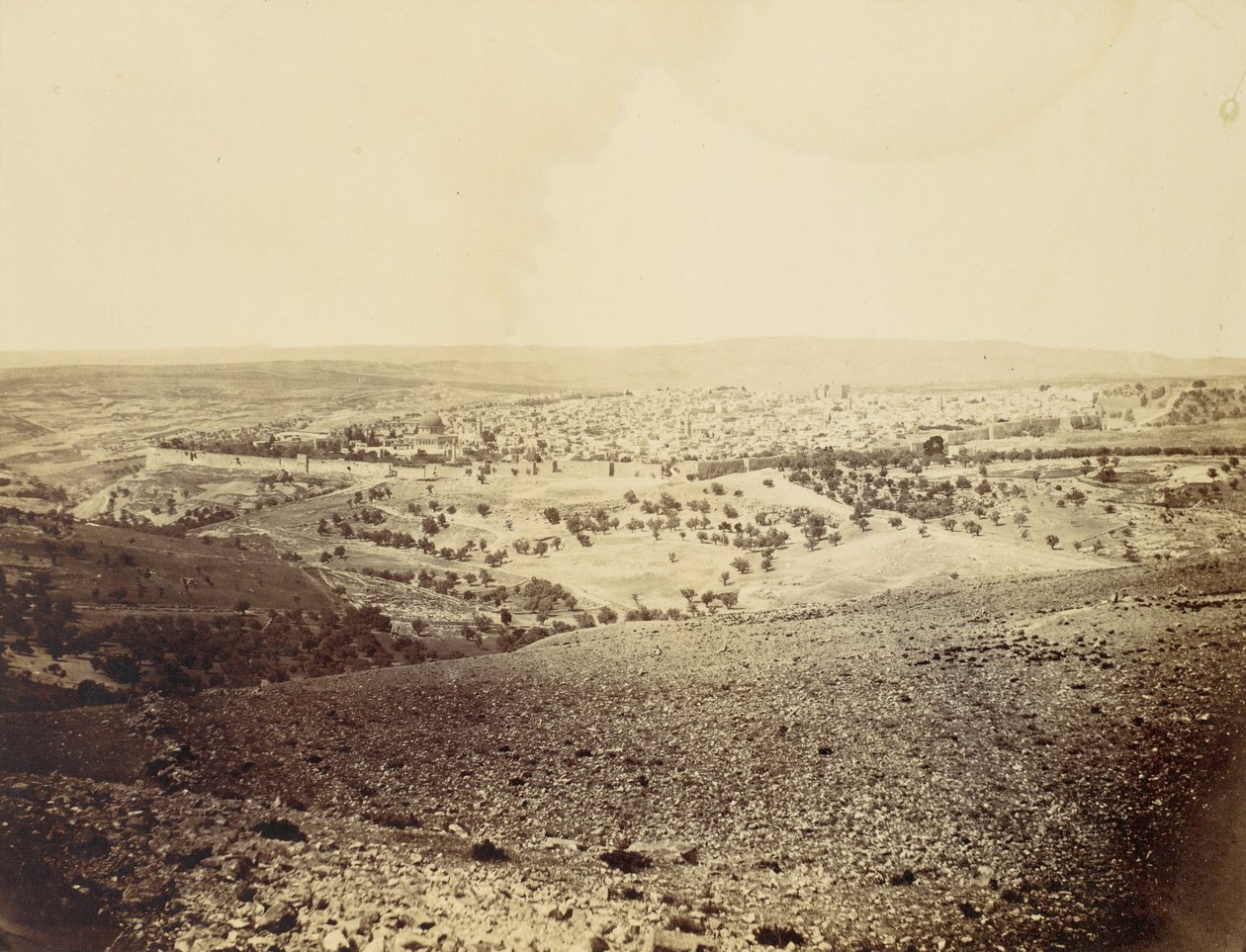 Jeruzsálem, 1860-as évek. alkotó: John Anthony