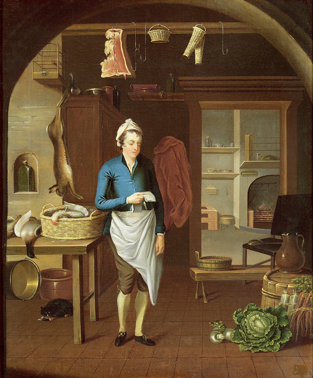 Konyhai jelenet, 1771 alkotó: John Atkinson