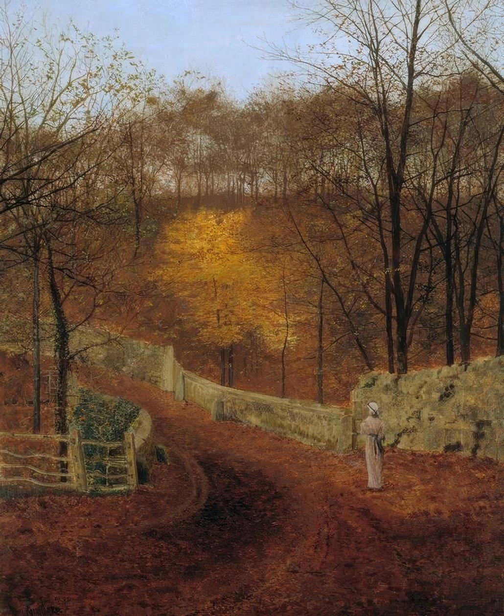 Ősz alkotó: John Atkinson Grimshaw