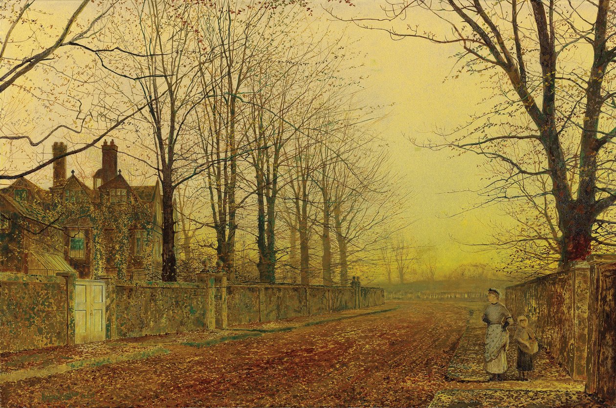 Őszi dicsőség, 1887 alkotó: John Atkinson Grimshaw