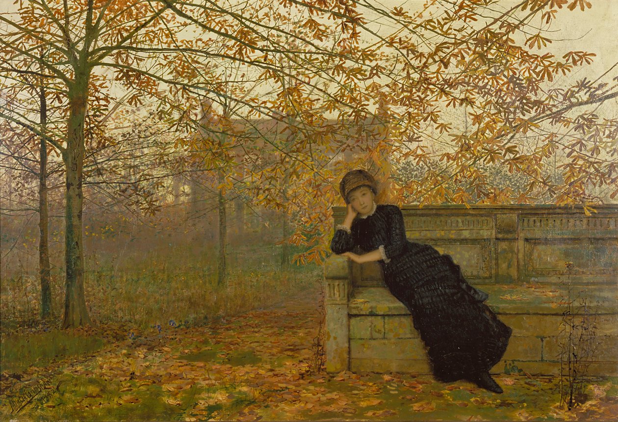 Őszi sajnálkozások, 1882 alkotó: John Atkinson Grimshaw