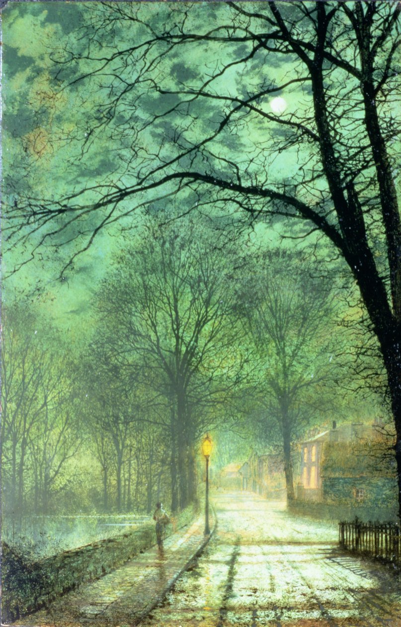 Bonchurch, Ventnor, Wight-sziget (tábla) alkotó: John Atkinson Grimshaw