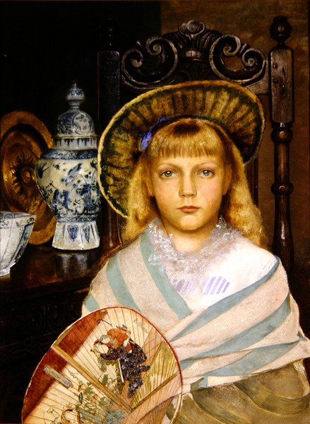 Enid (olaj, vászon) alkotó: John Atkinson Grimshaw