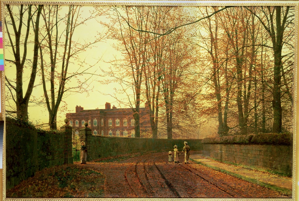 Templomba járás, 1880 alkotó: John Atkinson Grimshaw