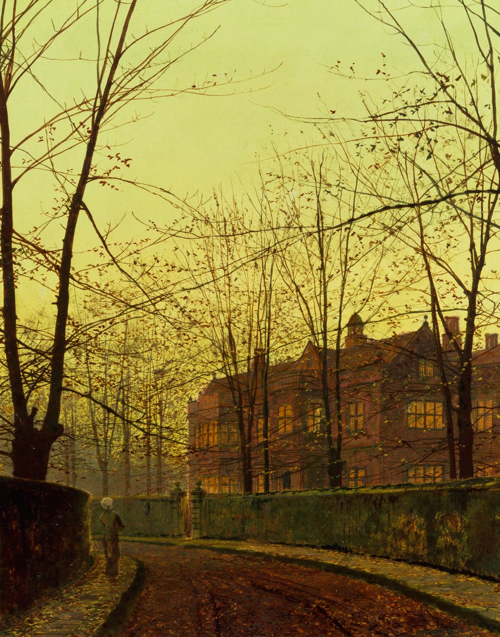 Arany ősz (olaj, vászon) alkotó: John Atkinson Grimshaw