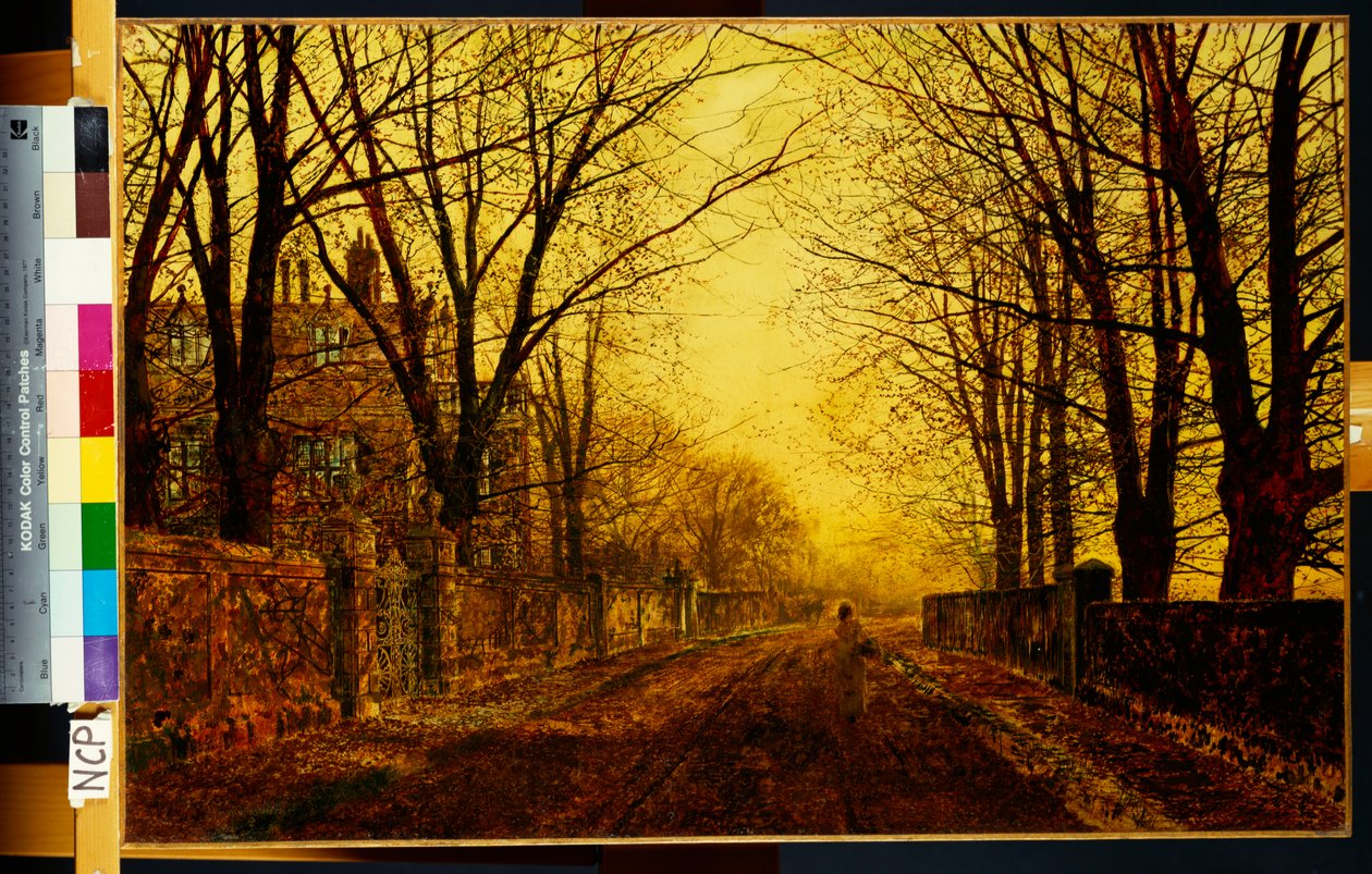 Nocturne in Gold, 1872 alkotó: John Atkinson Grimshaw