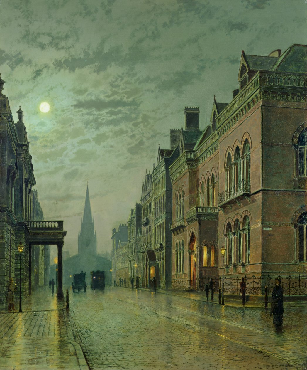 Park Row, Leeds alkotó: John Atkinson Grimshaw