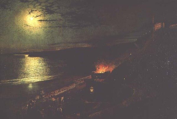 Scarborough: Sic Transit Gloria Mundi alkotó: John Atkinson Grimshaw