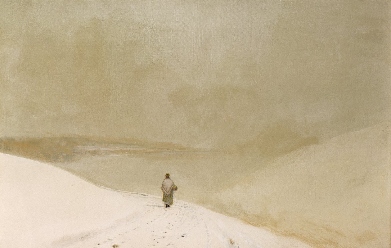 Hó és köd (Caprice in Yellow Minor) (olaj, vászon) alkotó: John Atkinson Grimshaw