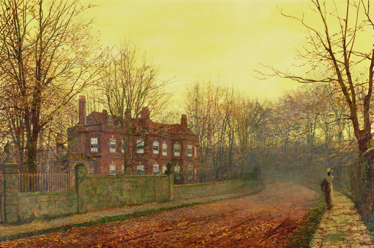 Az év fogyó dicsősége alkotó: John Atkinson Grimshaw