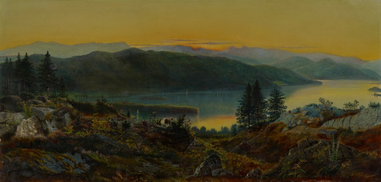 Windermere alkotó: John Atkinson Grimshaw