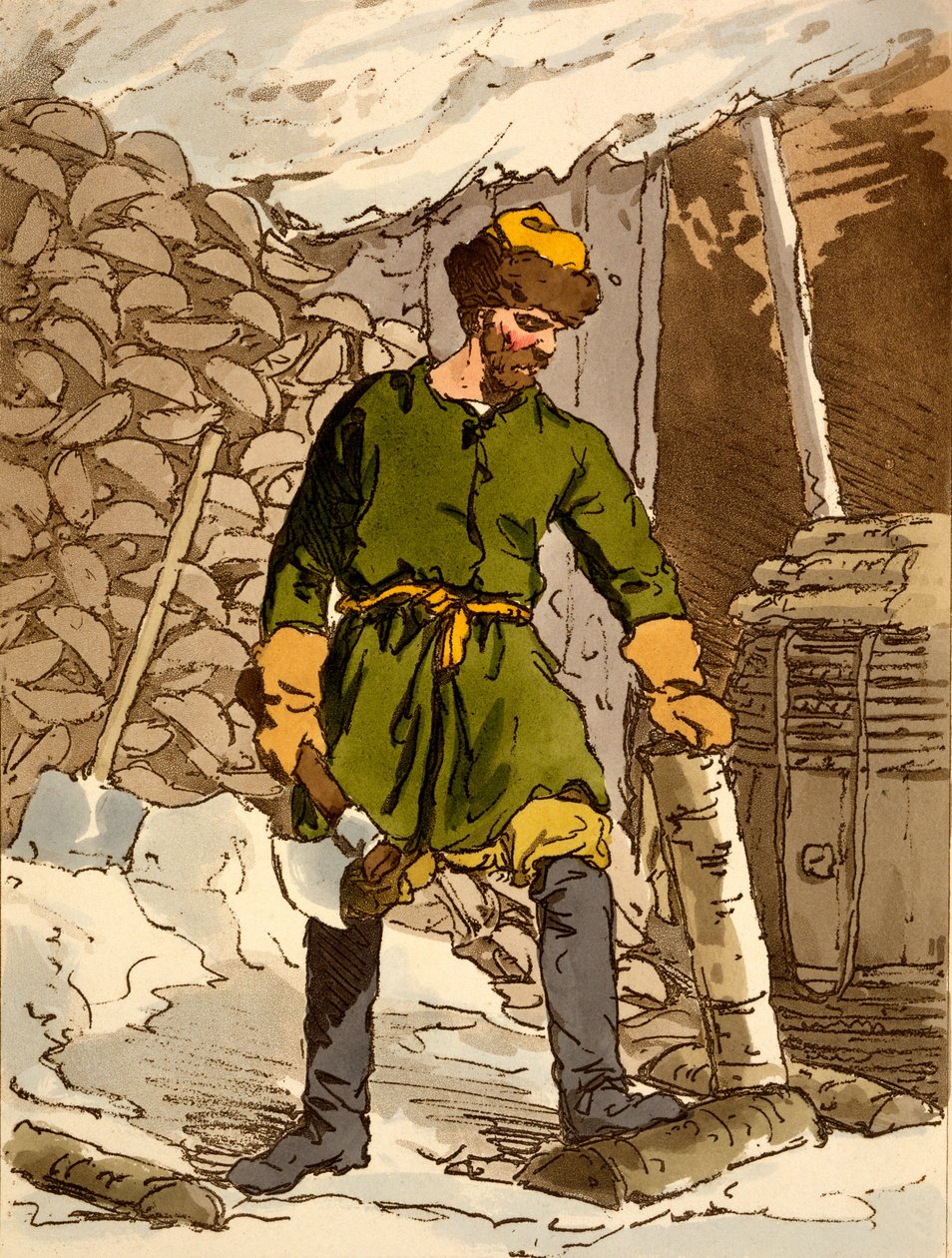 Dvornik, 1804 alkotó: John Augustus Atkinson