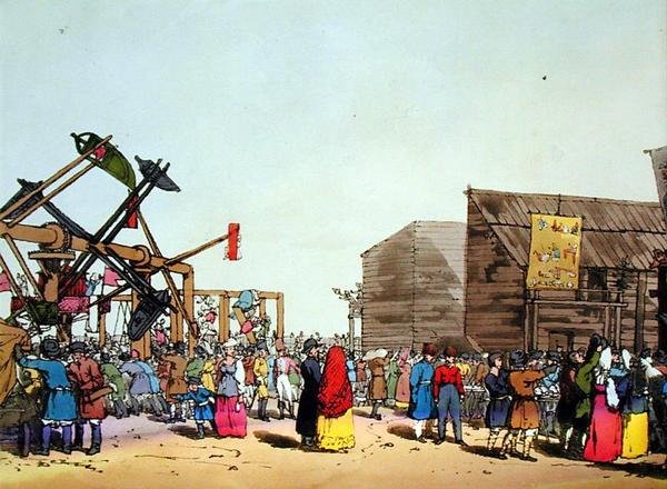 Katcheli, a művész metszete, megjelent 1804-ben (színes litográfia) alkotó: John Augustus Atkinson