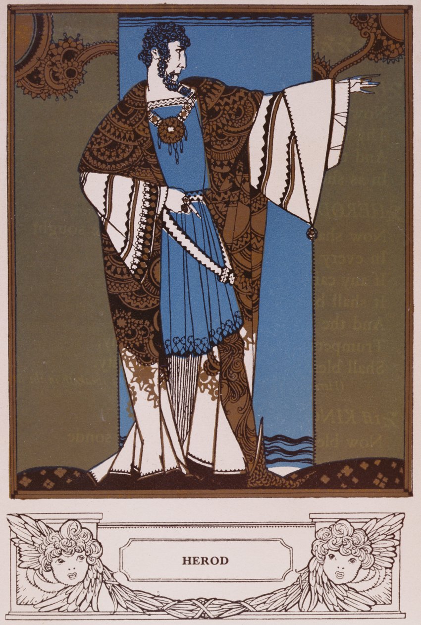 „Herod” az „Everyman”-ből, kiadó a Chapman & Hall alkotó: John Austen